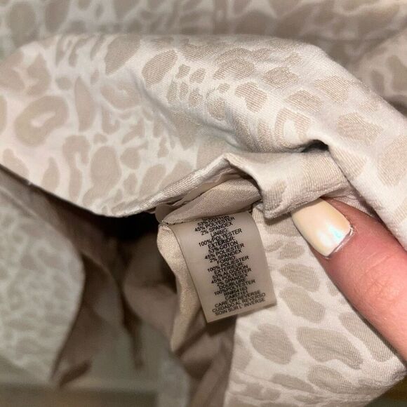 Calvin Klein Tan Leopard Midi Dress 6 - Picture 3 of 4